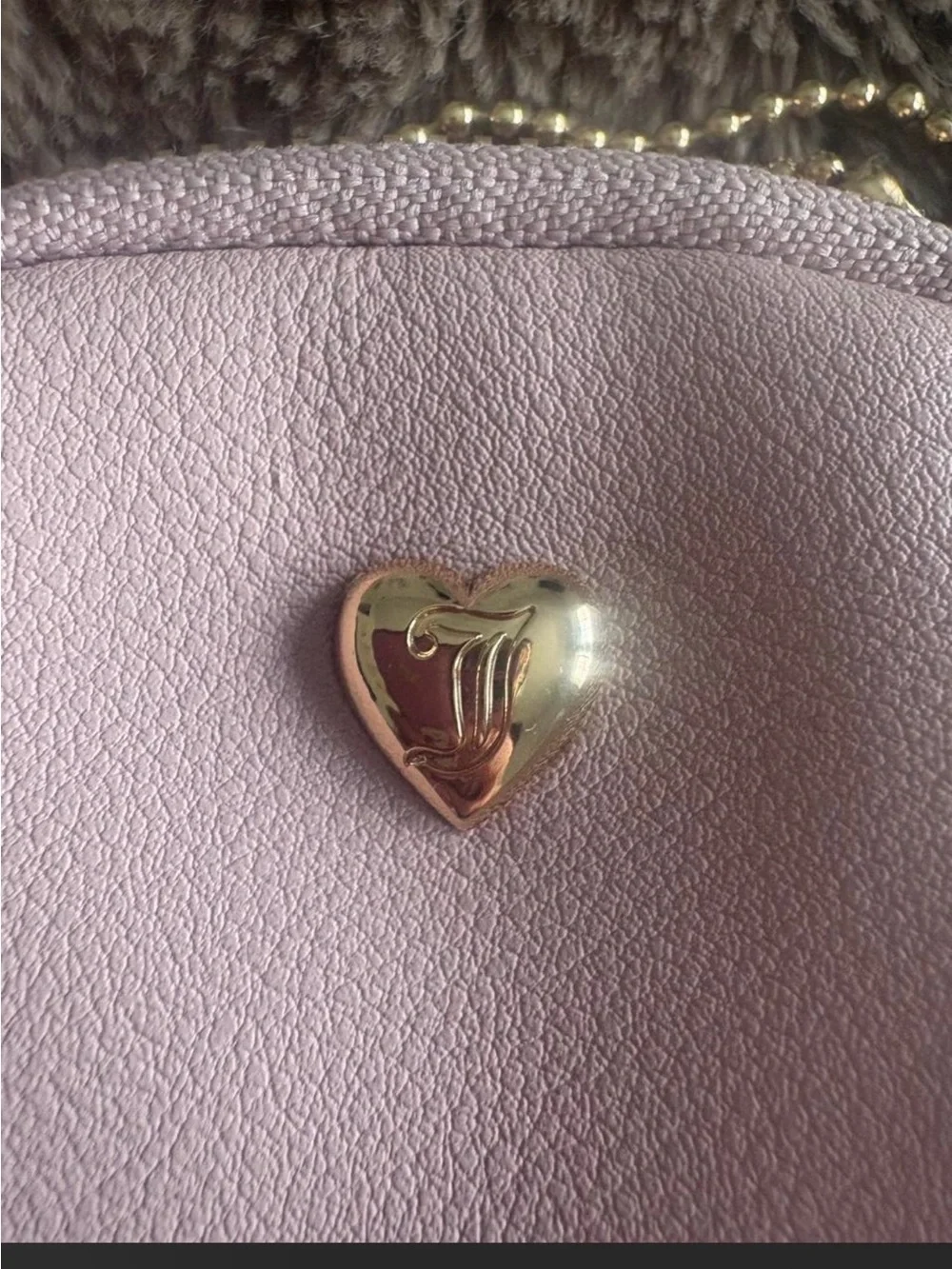 Juicy Couture Light Pink Heart Charm Card & Key Holder
